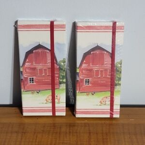 💚 Bella Bug Farm Sticky Notes- Red Truck, Cow, Barn, Tractor, Chicken &‎ Pig